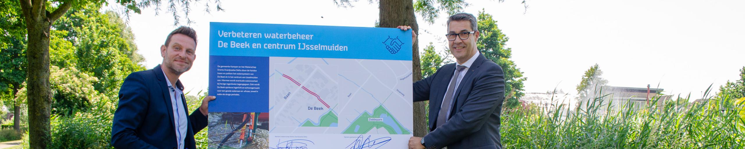Start samenwerking gemeente Kampen en waterschap watersysteem De Beek en IJsselmuiden