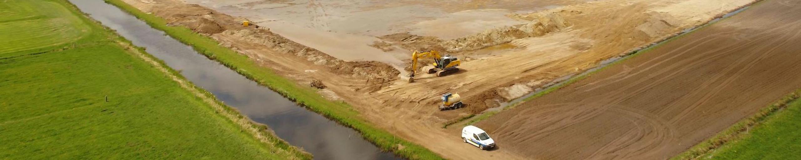 Drone afbeelding Spoortippe en Punthorst